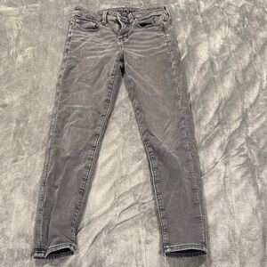 American Eagle Outfitters Gray Skinny Jeans